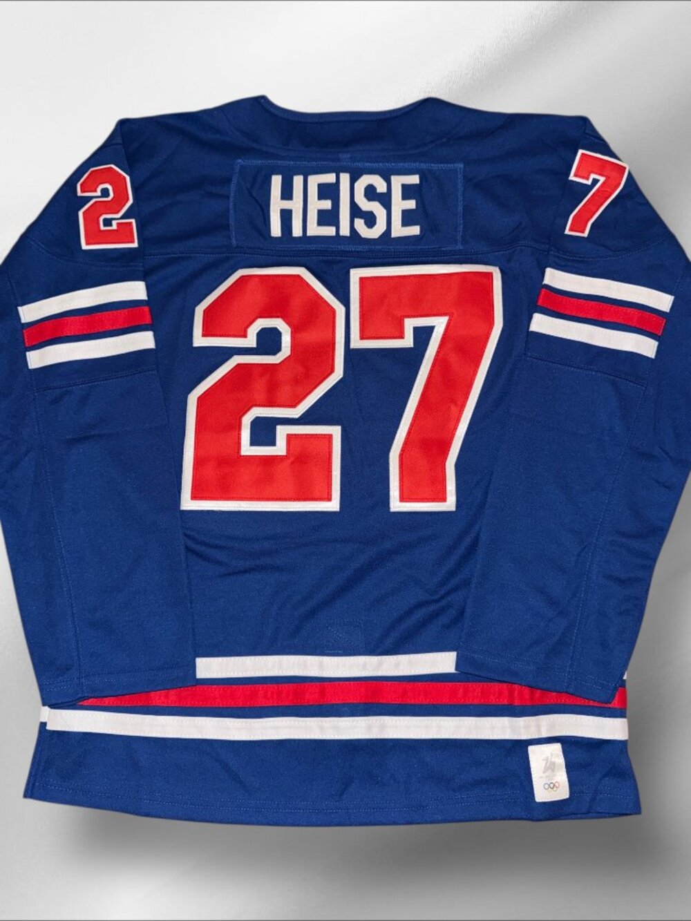 TAYLOR HEISE TEAM USA OLYMPIC BLUE JERSEY BRAND NEW NICE!!